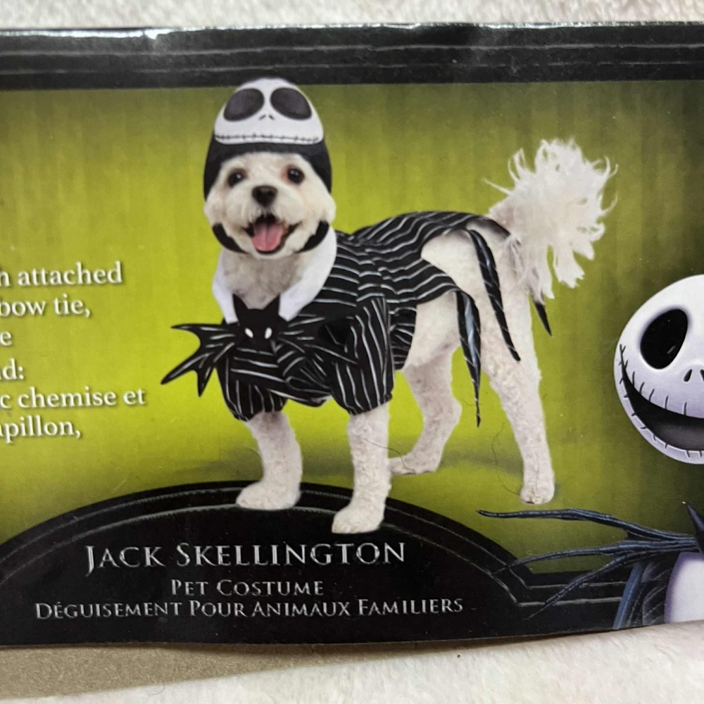 Disney Nightmare Before Christmas Jack Skellington Large Rubie's Dog Costume